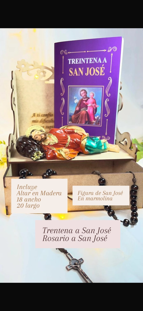 Altar a San José dormido